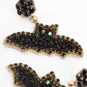 My Doris Black Bat Earrings