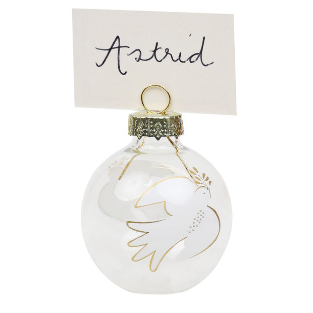 Place Card Holders Pack of 6 - Dove