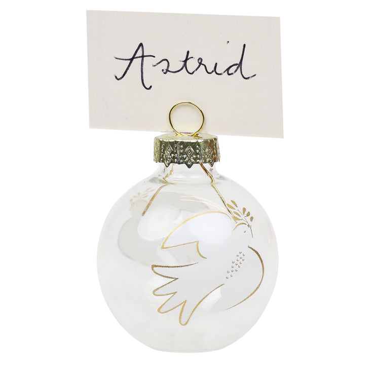 Place Card Holders Pack of 6 - Dove
