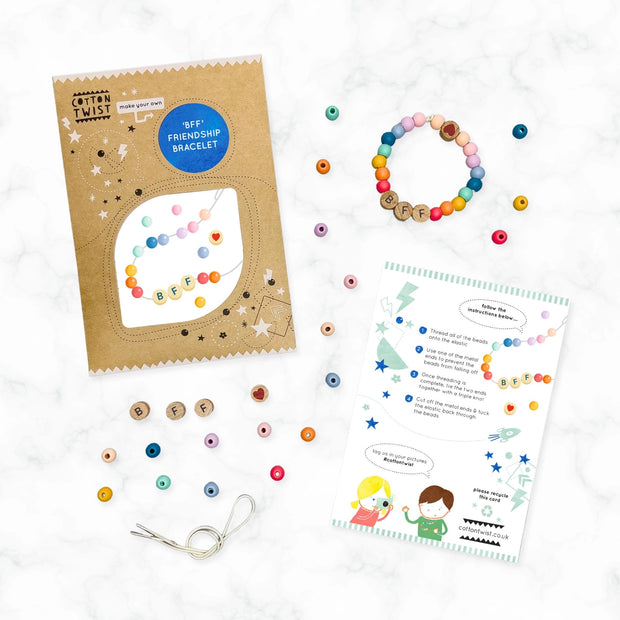 Cotton Twist Friendship Bracelet Kit - BFF