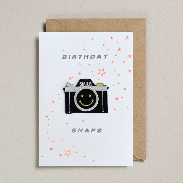 Petra Boase Iron On Charm Card - Birthday Snaps