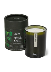 Aery Black Oak Scented Soy Candle - Cedarwood, Cardamom & Nutmeg