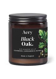 Aery Black Oak Jar Candle - Cedarwood, Cardamom & Nutmeg