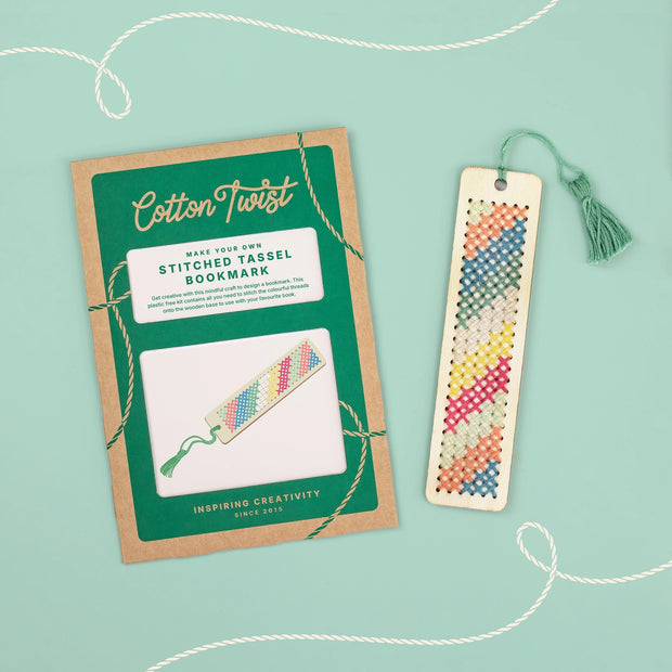 Cotton Twist Make Your Own Stitched Bookmark Kit