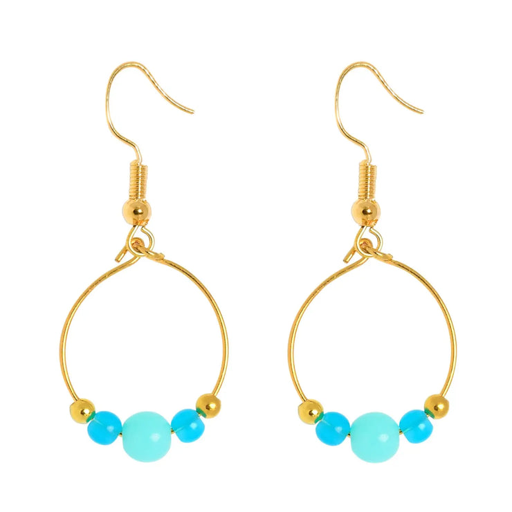 Cockatoo Bopper Earrings - Turquoise