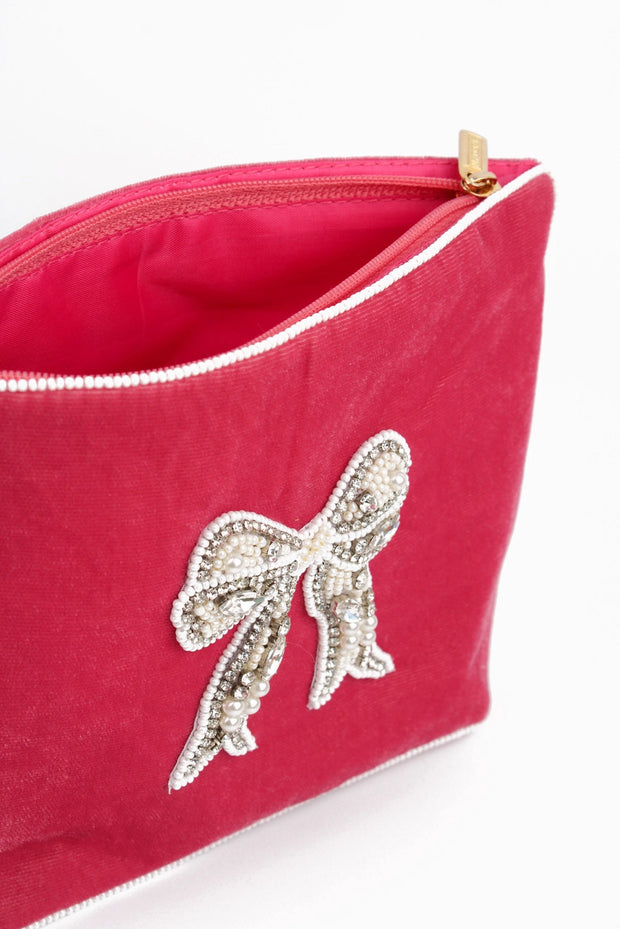 My Doris Medium Pouch - Pearl Bow