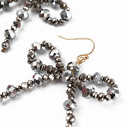 My Doris Earrings - Silver Bow