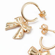 My Doris Bow Earrings - Gold