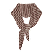 Fine Stripe Cashmere Diamond Scarves