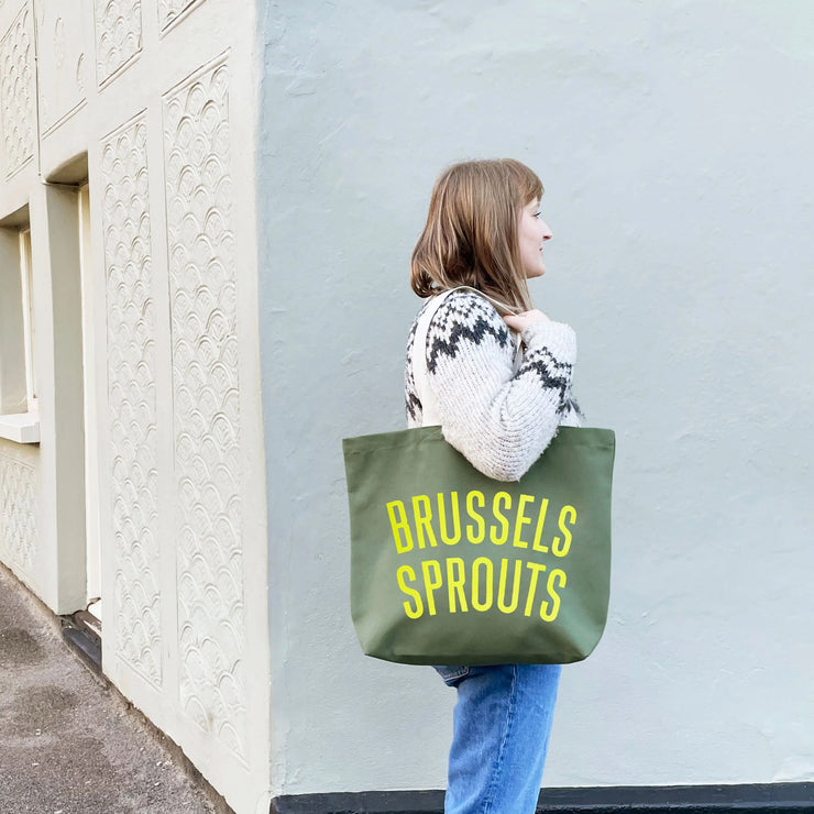 Brussels Sprouts Olive Tote Bag