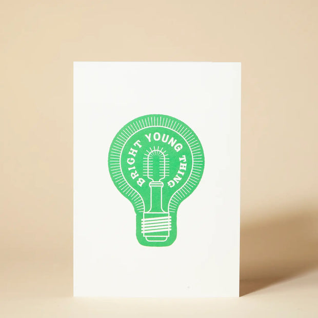Pressed and Folded Card - Bright Young Thing