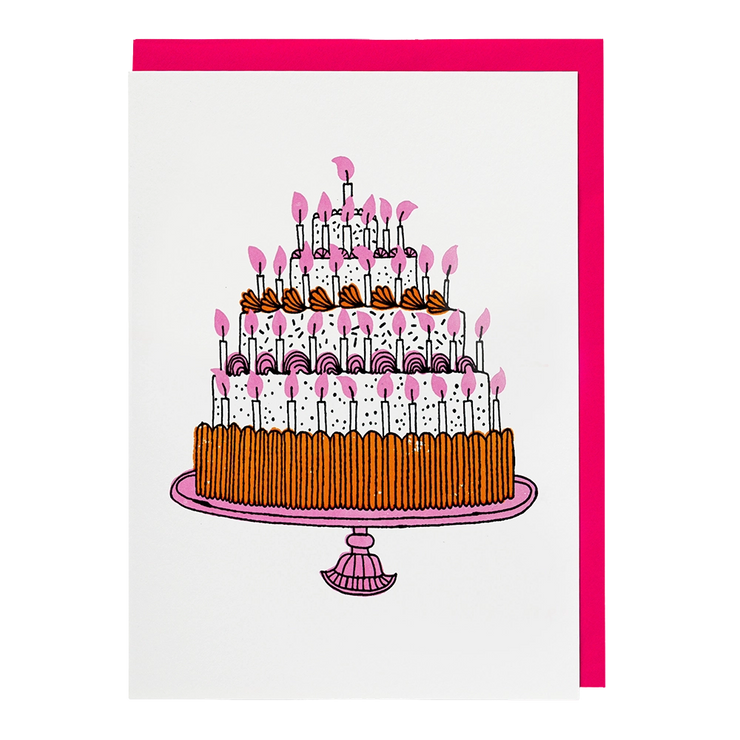 Archivist Birthday Cake Card