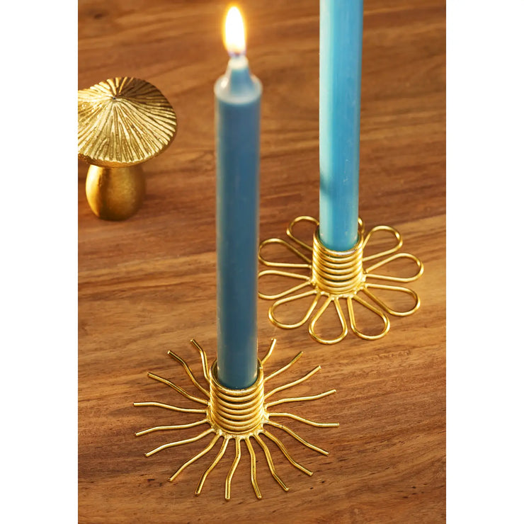 Namaste Candle Holders - Suns and Petals