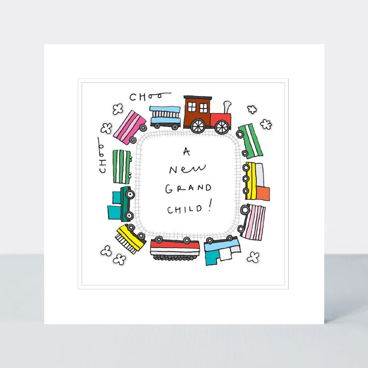 Choo Choo New Grandchild Card