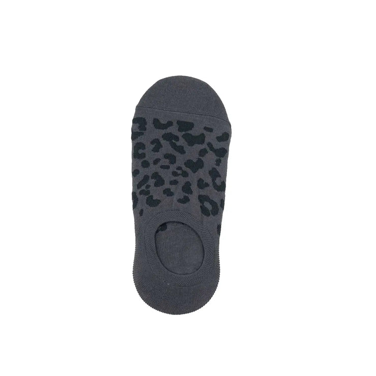 Sixton Leopard Print Trainer Socks