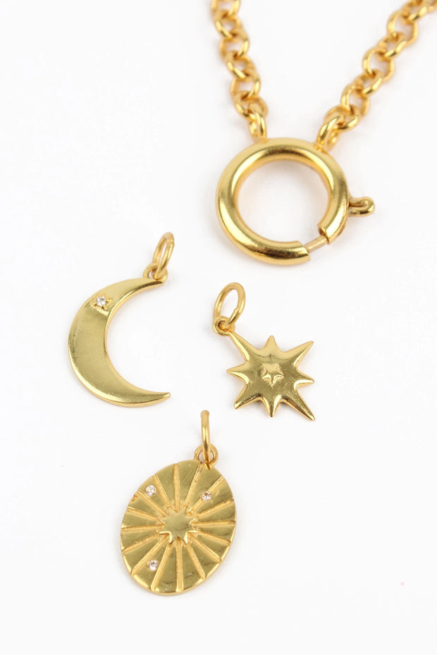 My Doris Gold Charm Necklace