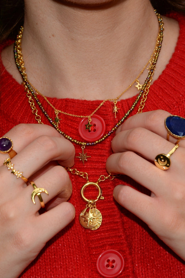 My Doris Gold Charm Necklace
