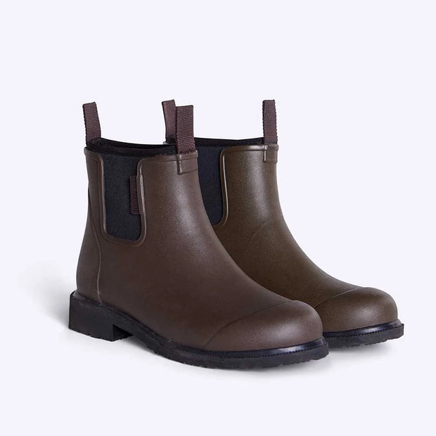 Merry People Bobbi Wellington Boot - Chocolate & Black