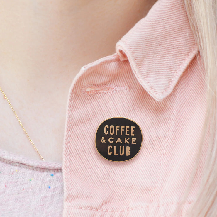 Enamel Pin - Coffee & Cake Club