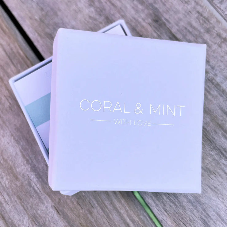 Coral & Mint Starfish Necklace