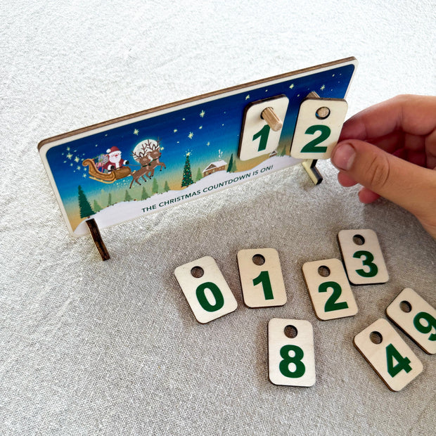 Cotton Twist Christmas Countdown Calendar Chart