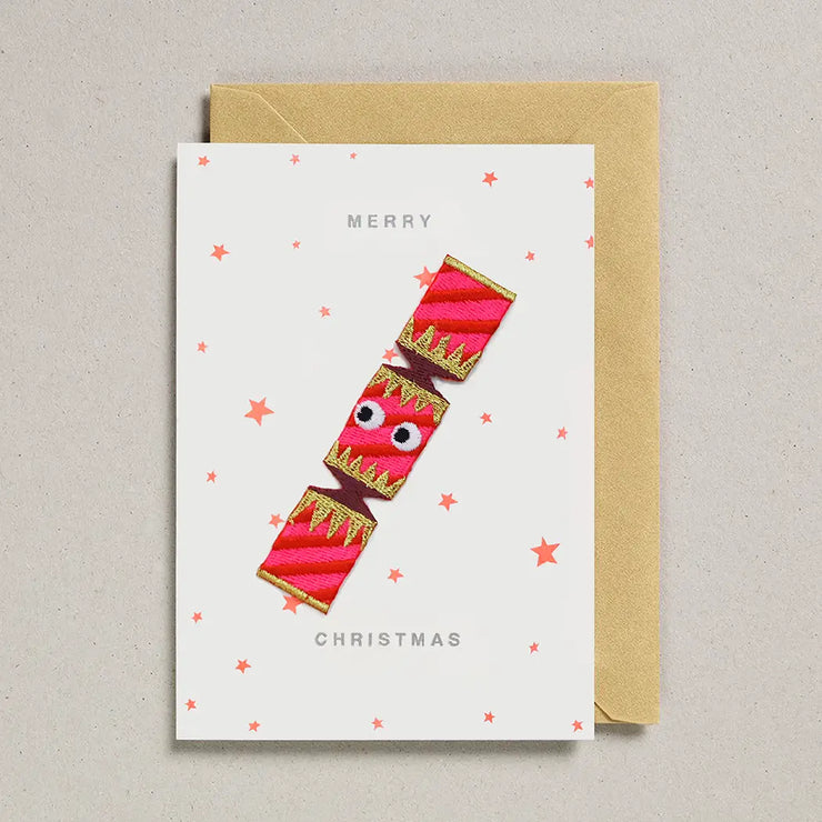 Petra Boase Christmas Patch Card - Cracker