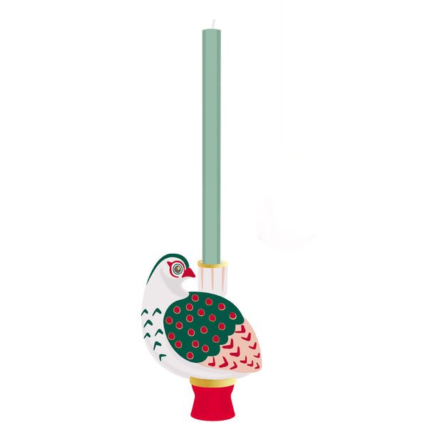 Ceramic Candle Holder - Bird