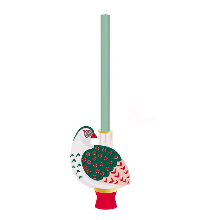Ceramic Candle Holder - Bird
