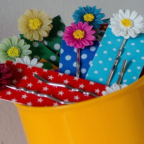 Hazy Daisy Hair Slides