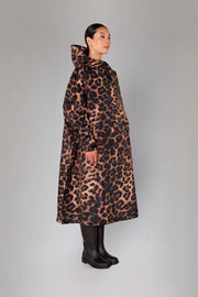 Rainkiss Unisex Recycled Rain Poncho - Dark Leopard