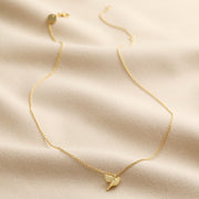 Delicate Bird Pendant Necklace
