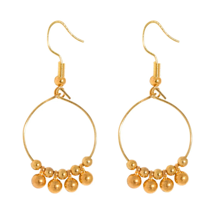 Cockatoo Dinky Earrings - Gold