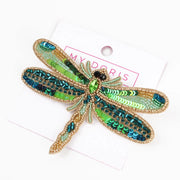 My Doris Dragonfly Brooch - Green