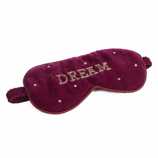 My Doris Velvet Eye Mask - Burgundy Dream