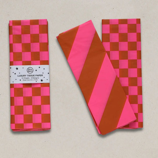Petra Boase Tissue Paper - Chequerboard