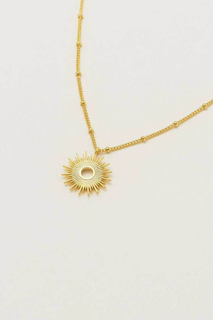 Gold Full Sunburst Necklace - Daydream Believer