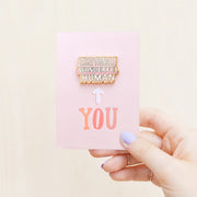 Enamel Pin - Exceptionally Wonderful Human
