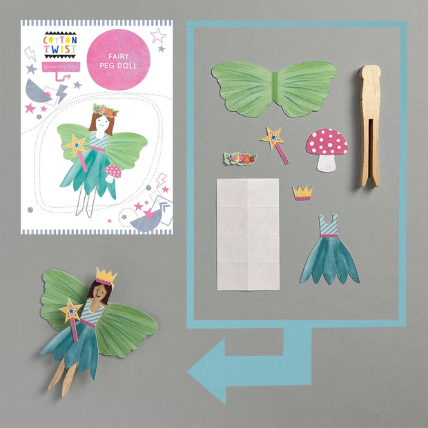 Cotton Twist Make Your Own - Fairy Peg Doll