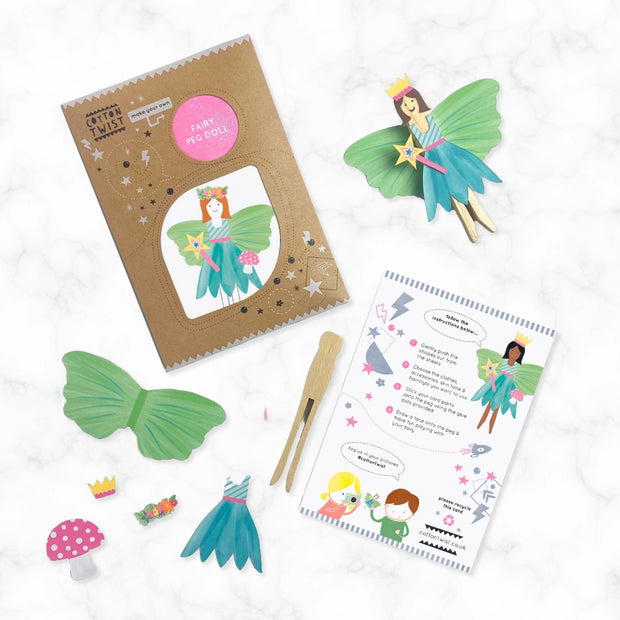 Cotton Twist Make Your Own - Fairy Peg Doll