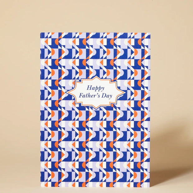 Pressed and Folded Card - Happy Father's Day