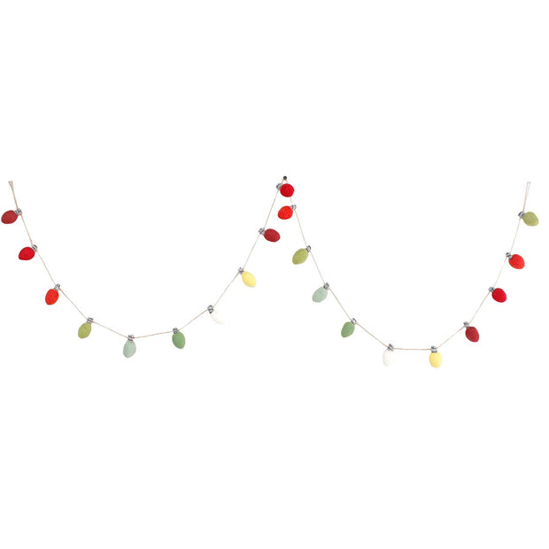 Folklore Felt Garland - Light Bulbs
