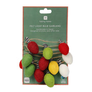 Folklore Felt Garland - Light Bulbs