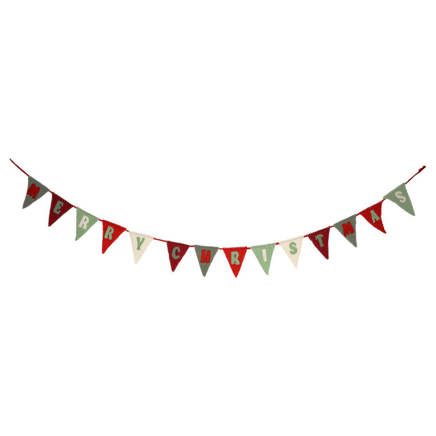 Folklore Felt Bunting - Merry Christmas