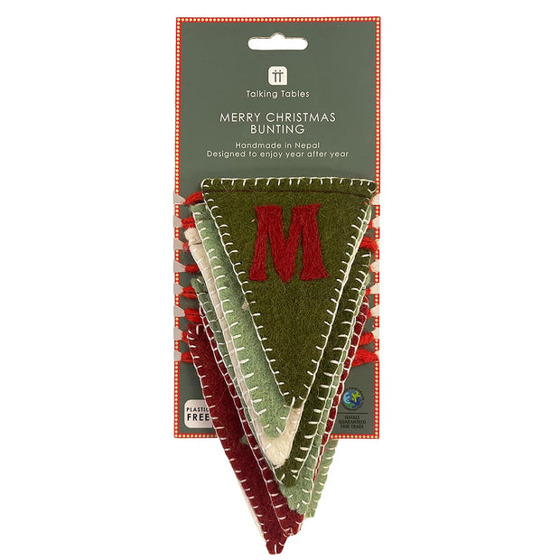 Folklore Felt Bunting - Merry Christmas