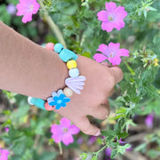 Cotton Twist Beaded Bracelet Kit - Wildflower
