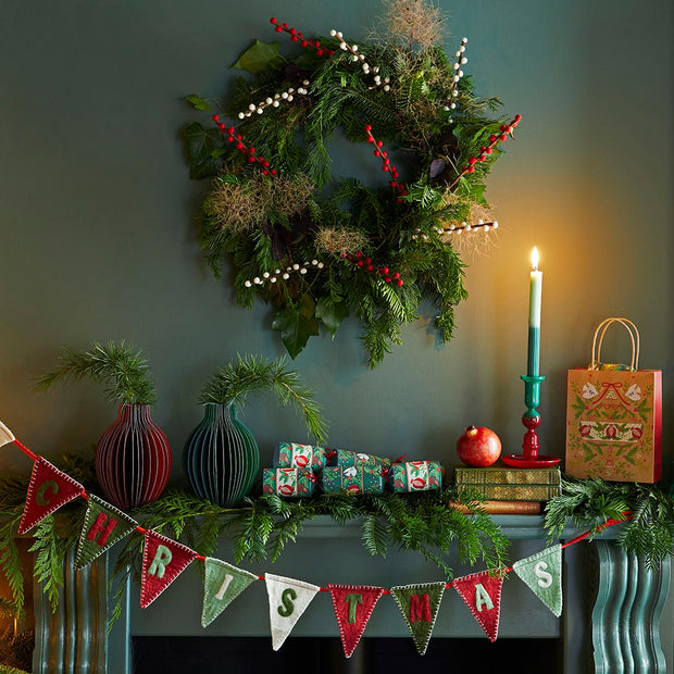 Folklore Felt Bunting - Merry Christmas