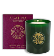 Abahna Natural Wax Scented Candle - Frangipani & Orange Blossom