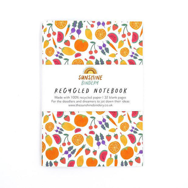 Fruity A6 Recycled Notebook