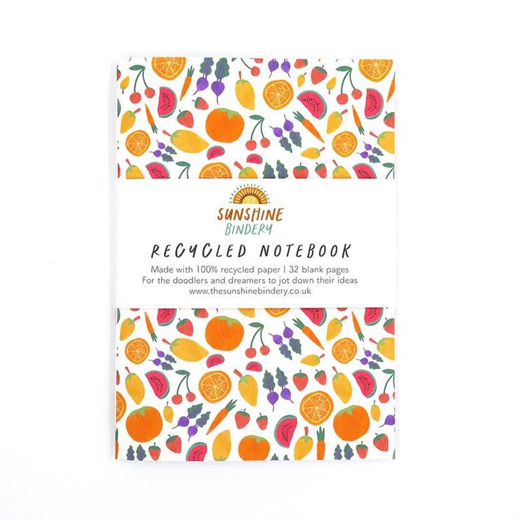 Fruity A6 Recycled Notebook