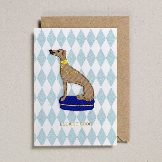 Petra Boase Looking Good Whippet Card